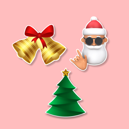 Christmas PNG Stickers and Cliparts